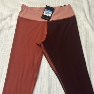 Pink, maroon, brown, Nike leggings, brand new